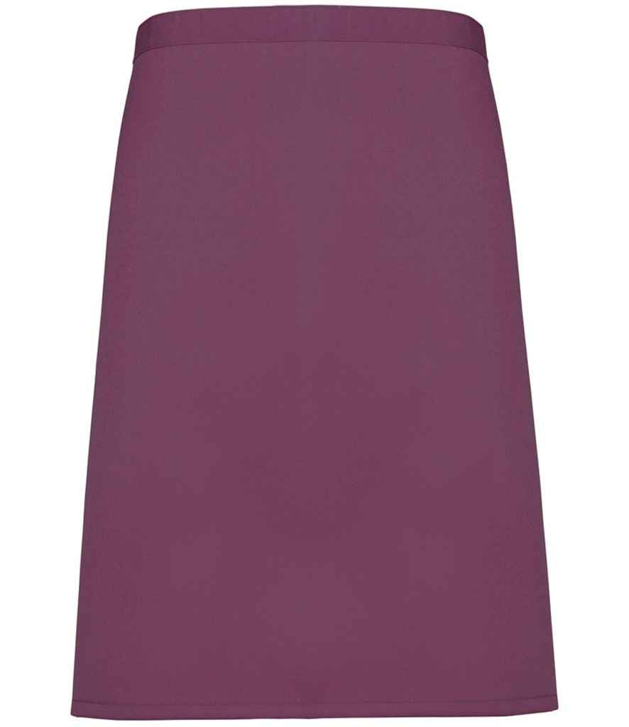 Premier 'Colours' Mid Length Apron Aubergine