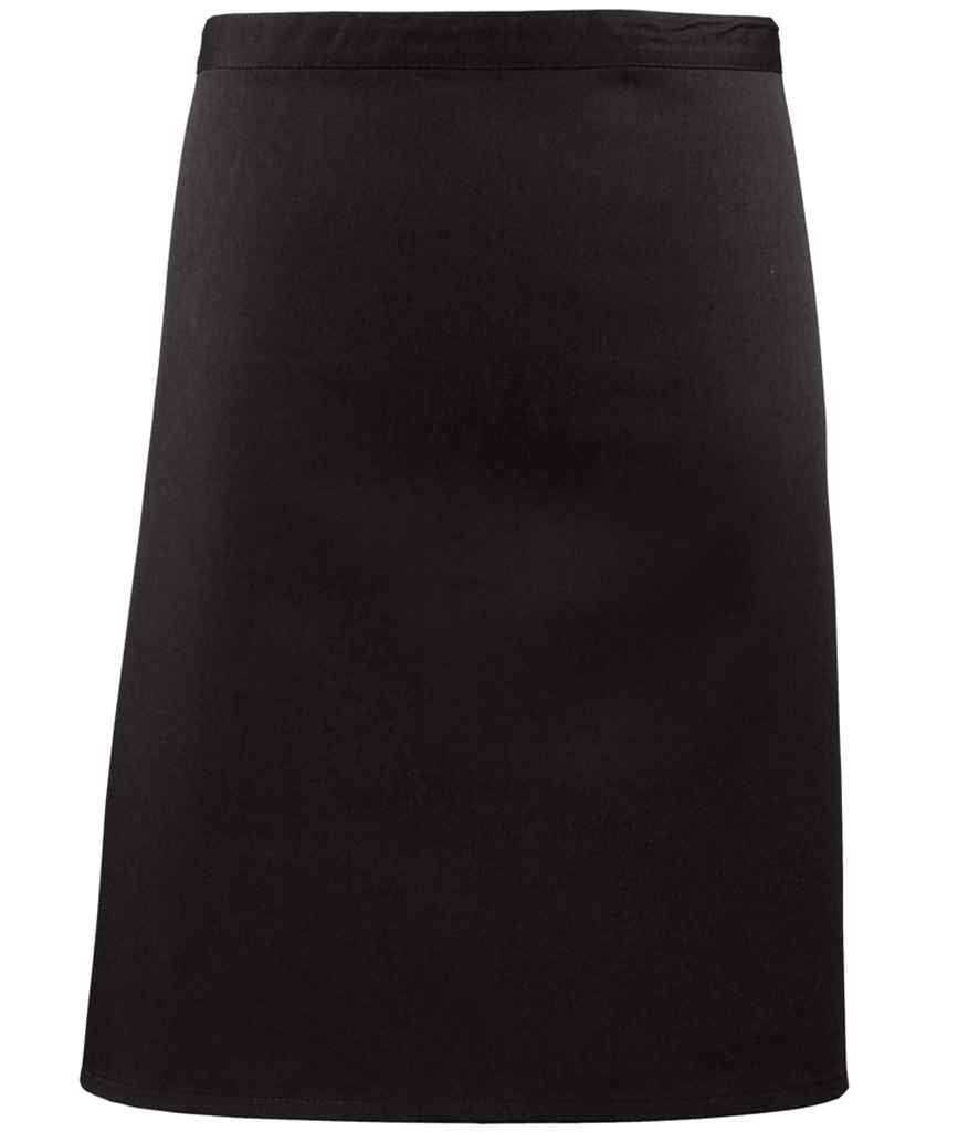 Premier 'Colours' Mid Length Apron Black