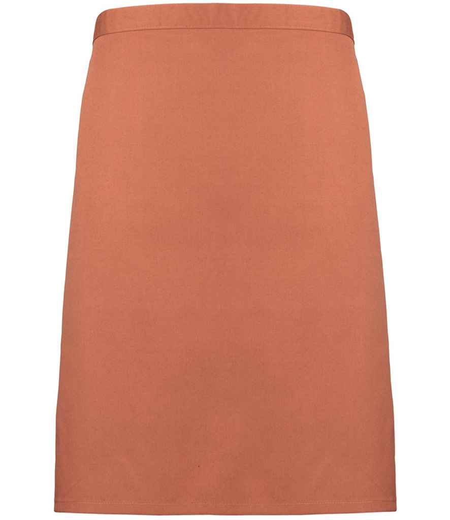 Premier 'Colours' Mid Length Apron Chestnut