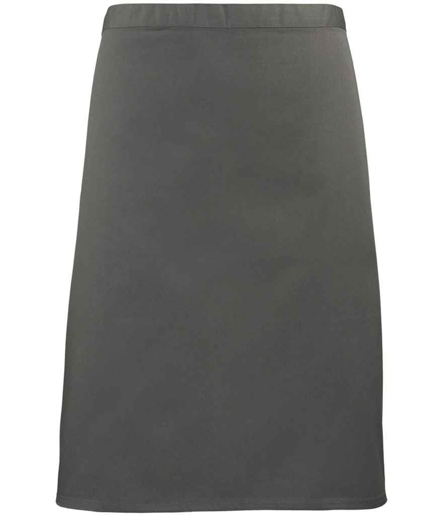Premier 'Colours' Mid Length Apron Dark Grey