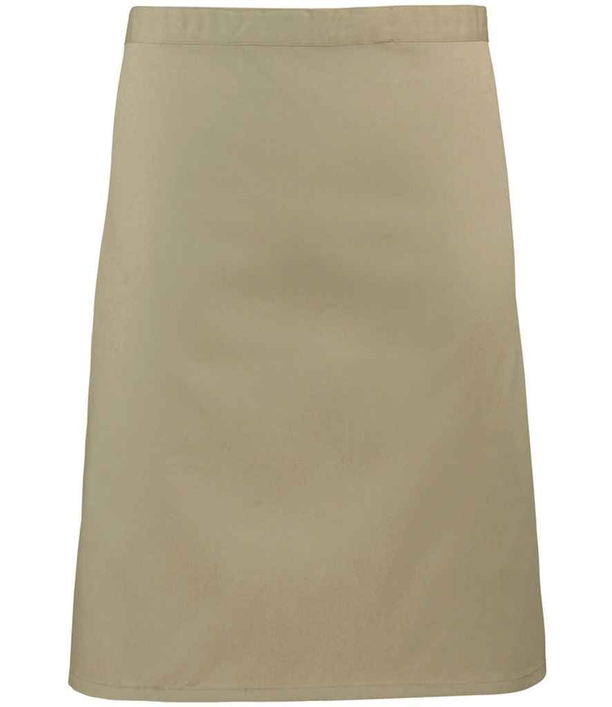 Premier 'Colours' Mid Length Apron Khaki