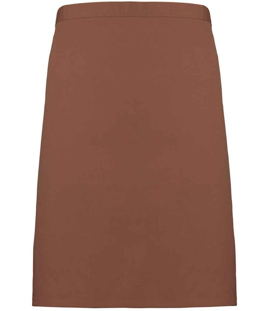 Premier 'Colours' Mid Length Apron Mocha