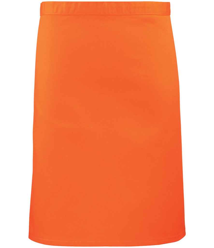 Premier 'Colours' Mid Length Apron Orange