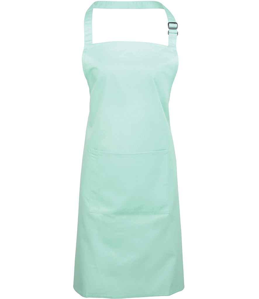 Premier 'Colours' Bib Apron with Pocket Aqua