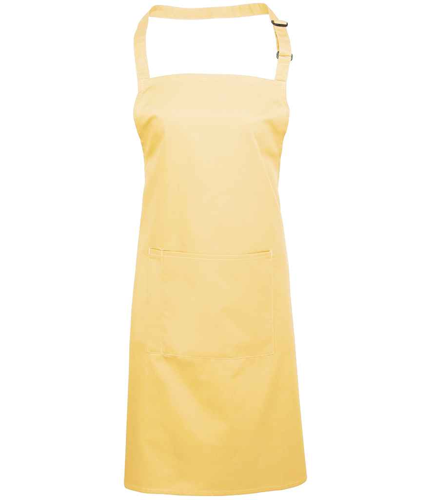 Premier 'Colours' Bib Apron with Pocket Lemon