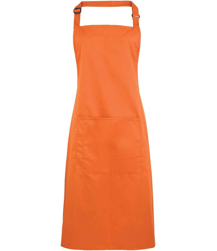 Premier 'Colours' Bib Apron with Pocket Terracotta
