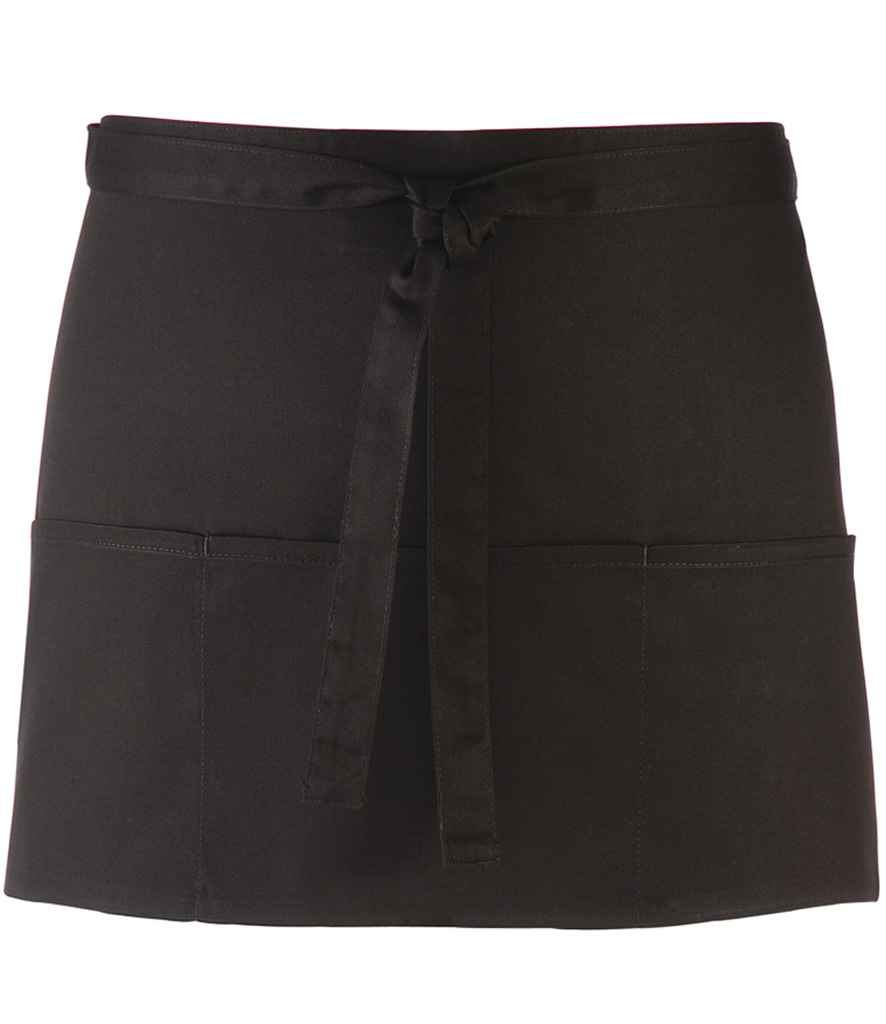 Premier 'Colours' 3 Pocket Apron Black