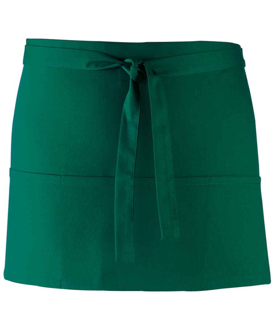 Premier 'Colours' 3 Pocket Apron Bottle Green