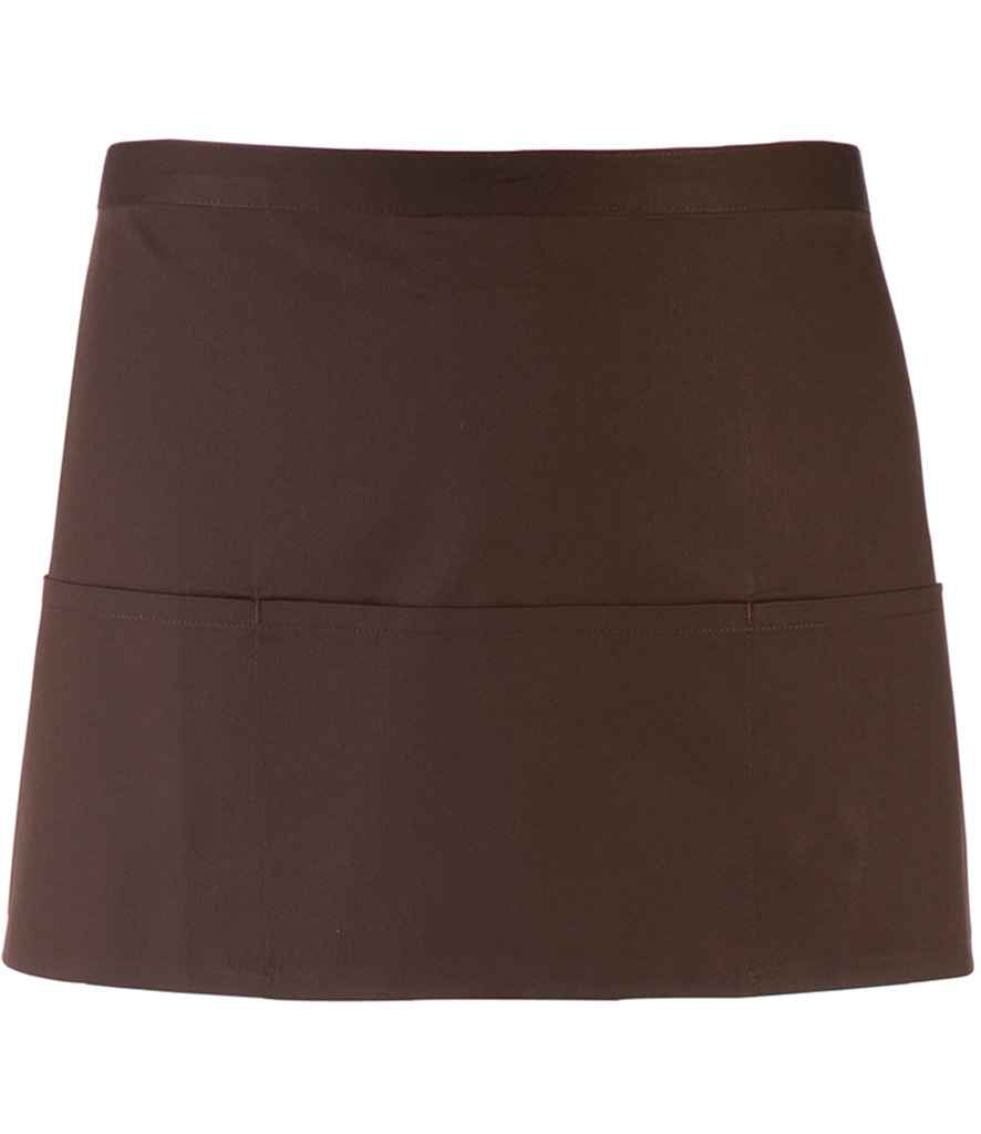 Premier 'Colours' 3 Pocket Apron Brown