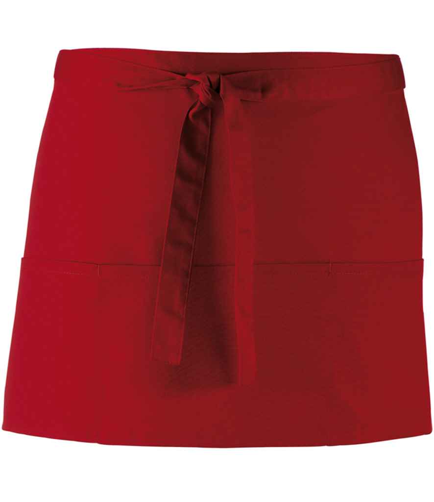 Premier 'Colours' 3 Pocket Apron Burgundy