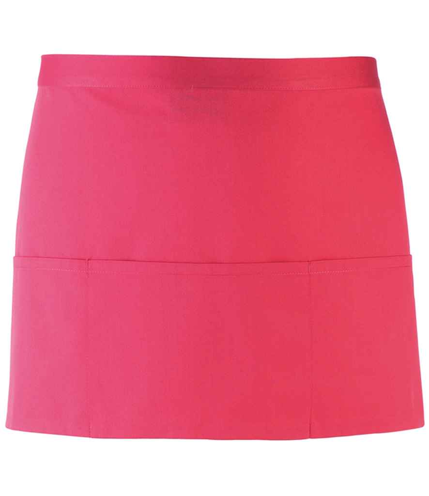 Premier 'Colours' 3 Pocket Apron Hot Pink