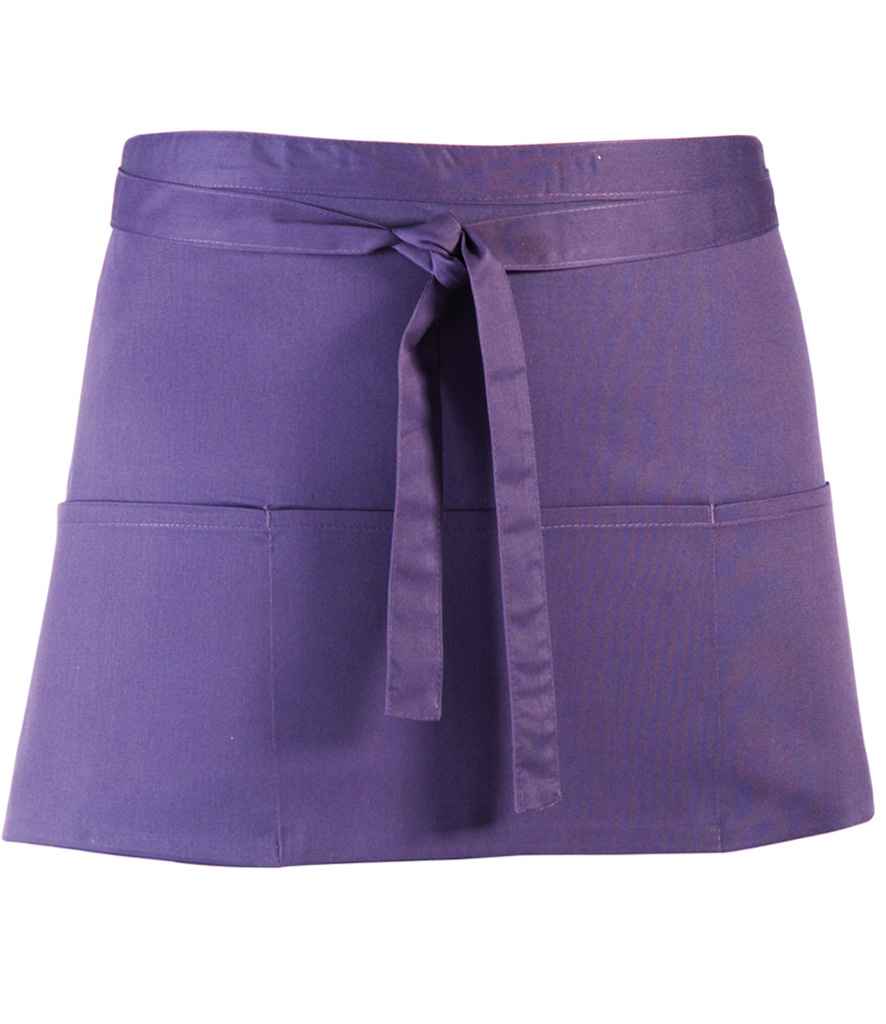 Premier 'Colours' 3 Pocket Apron Purple