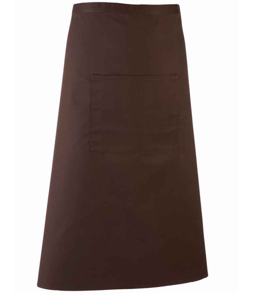 Premier 'Colours' Bar Apron Brown