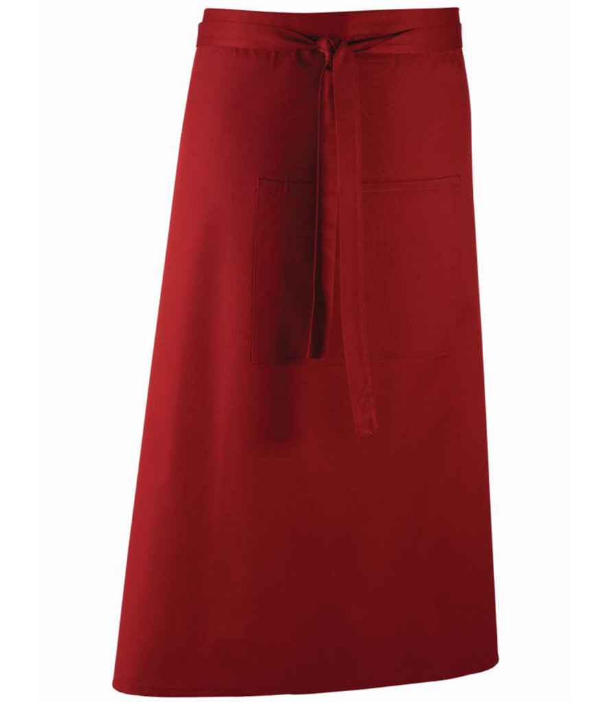 Premier 'Colours' Bar Apron Burgundy