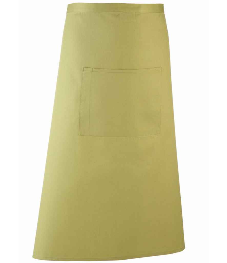 Premier 'Colours' Bar Apron Lime Green