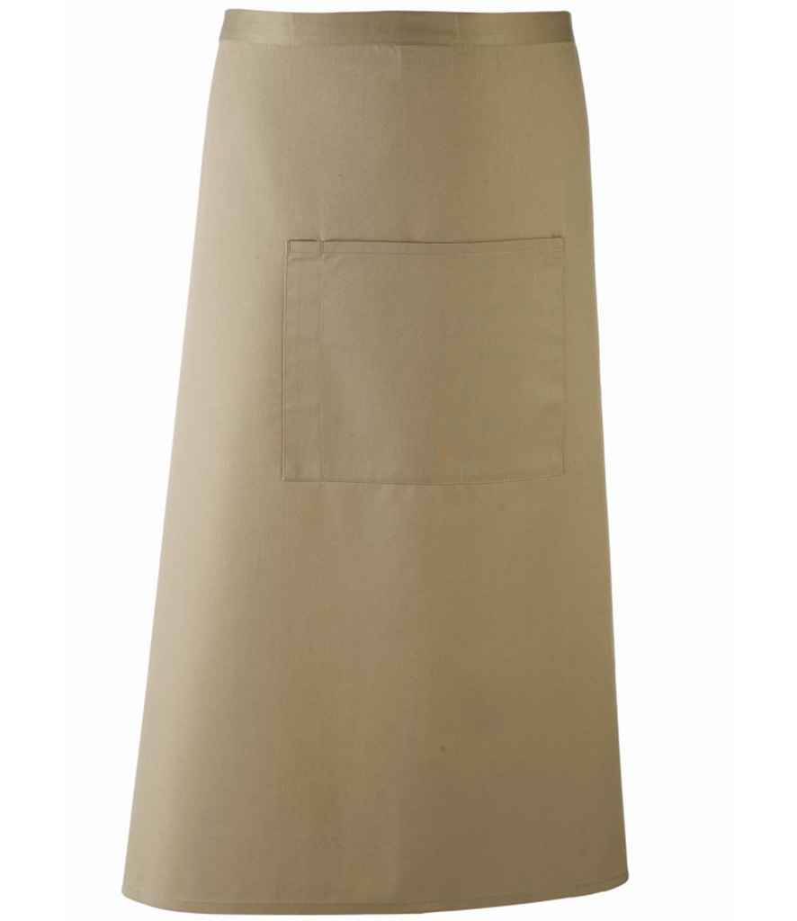Premier 'Colours' Bar Apron Olive Green
