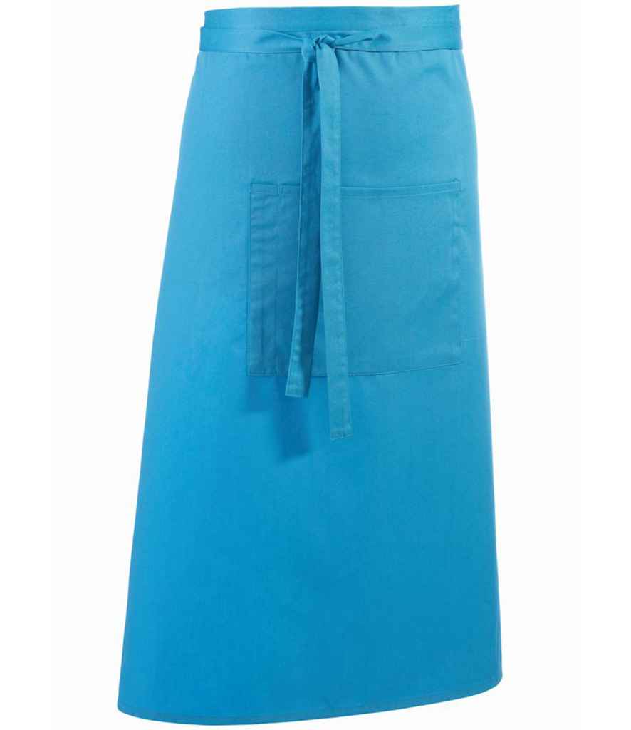 Premier 'Colours' Bar Apron Turquoise Blue