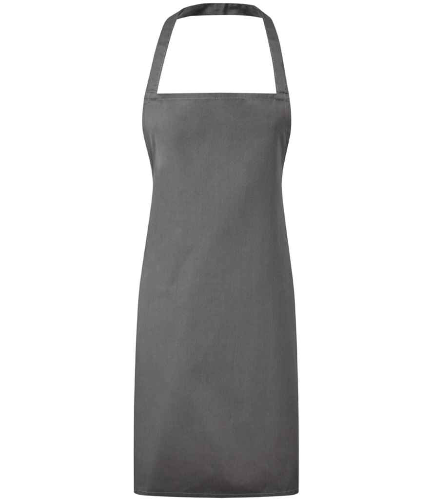 Premier Essential Bib Apron Dark Grey