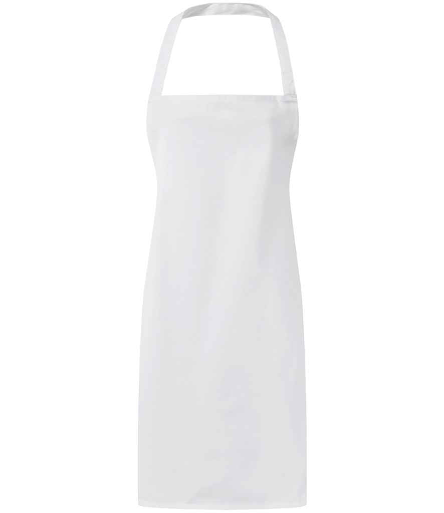 Premier Essential Bib Apron White