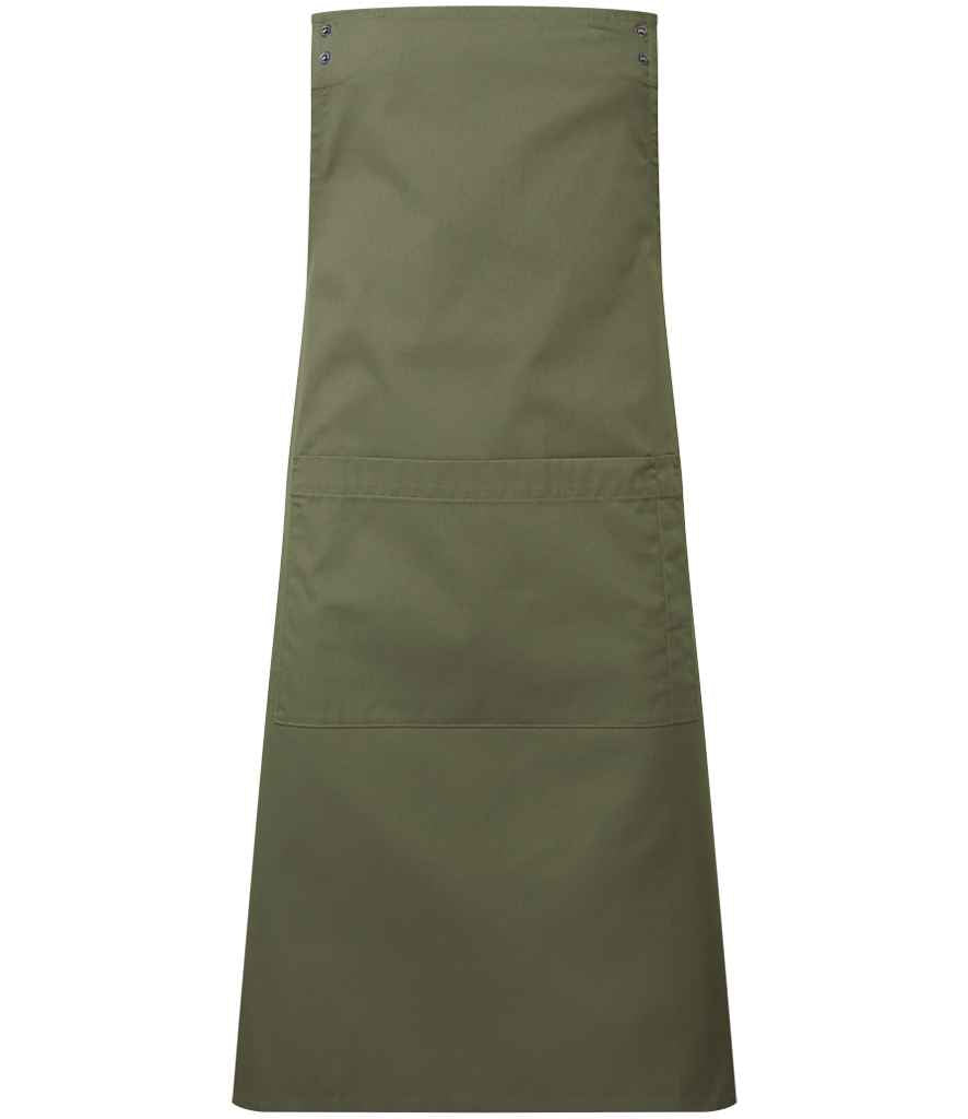Premier Swap and Pop Customisable Apron Body Olive Green