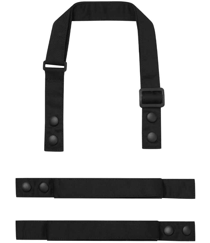 Premier Swap and Pop Customisable Apron Straps Black