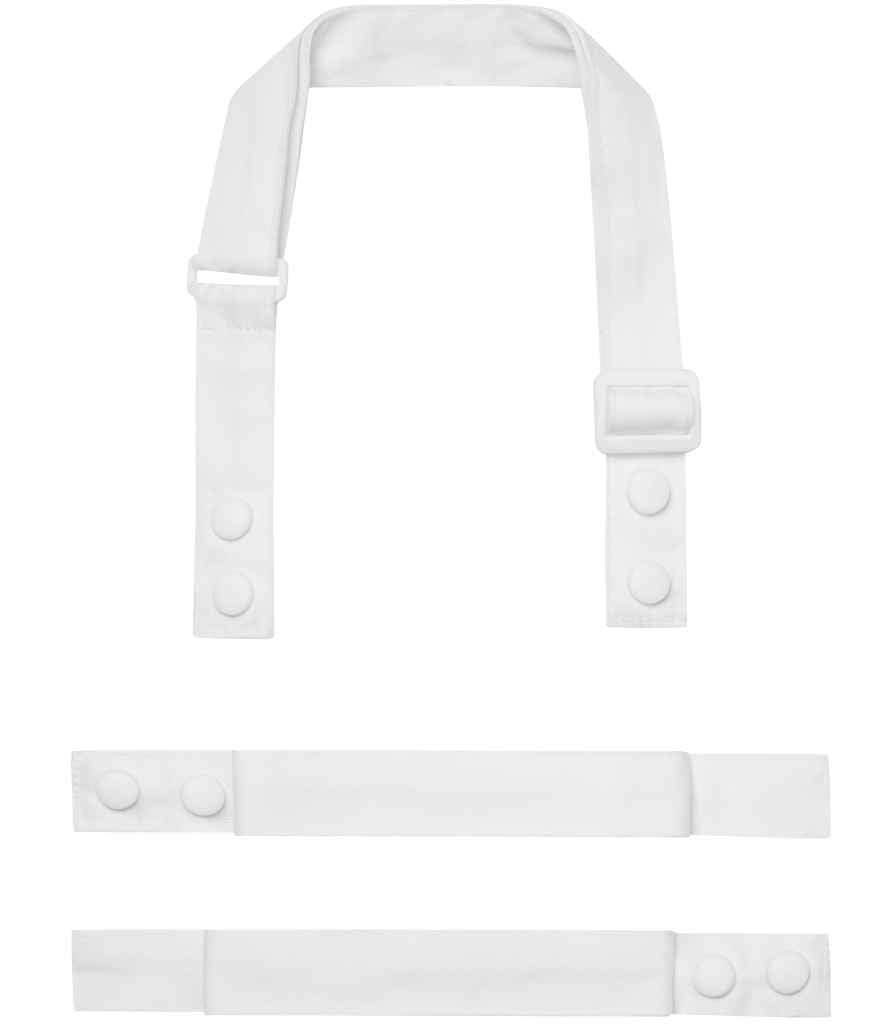 Premier Swap and Pop Customisable Apron Straps White