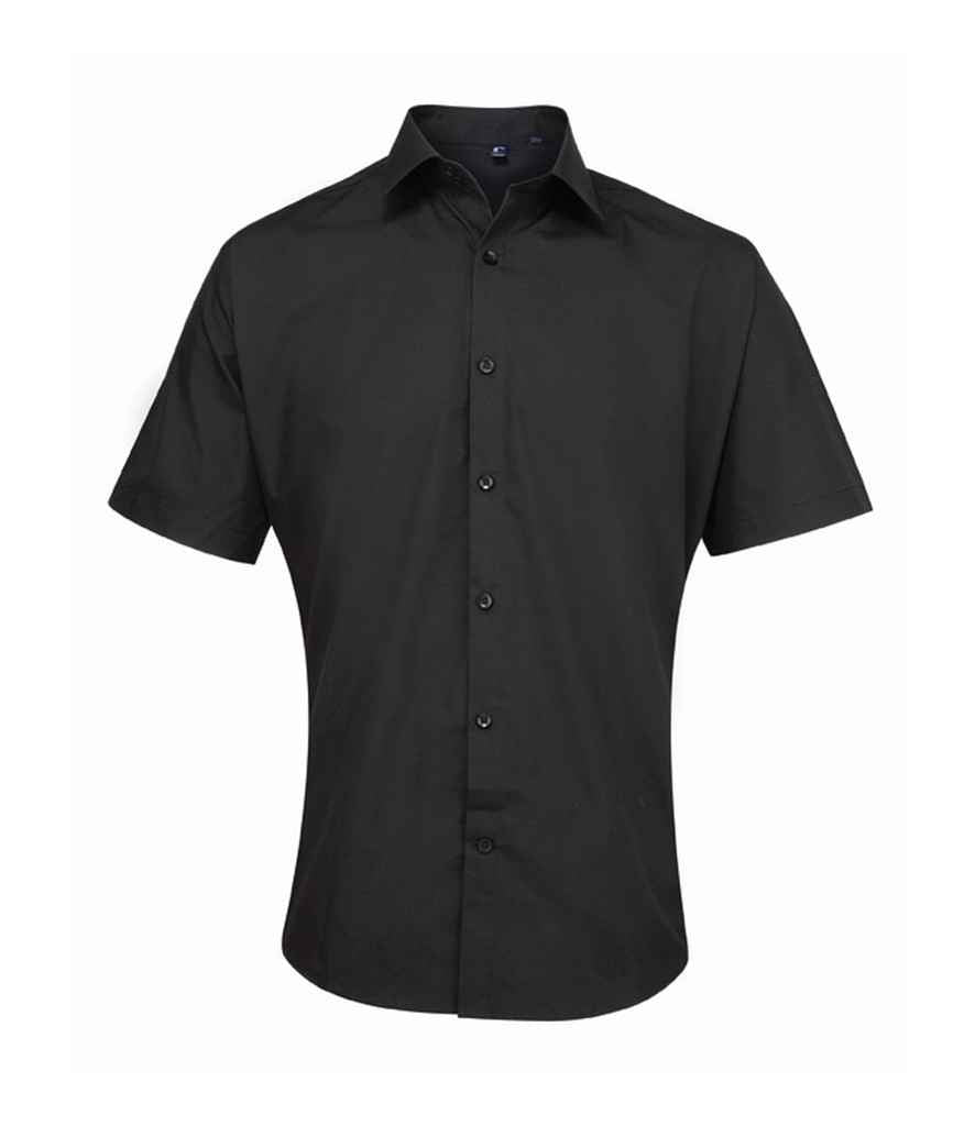 Premier Supreme Short Sleeve Poplin Shirt Black