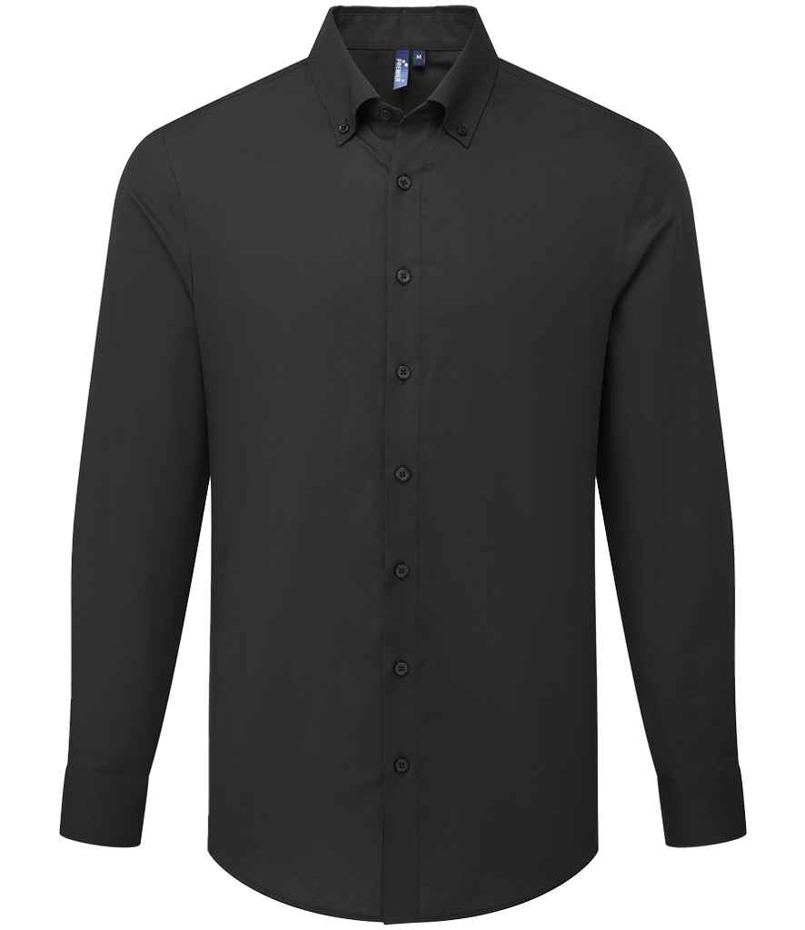 Premier Supreme Long Sleeve Oxford Shirt Black