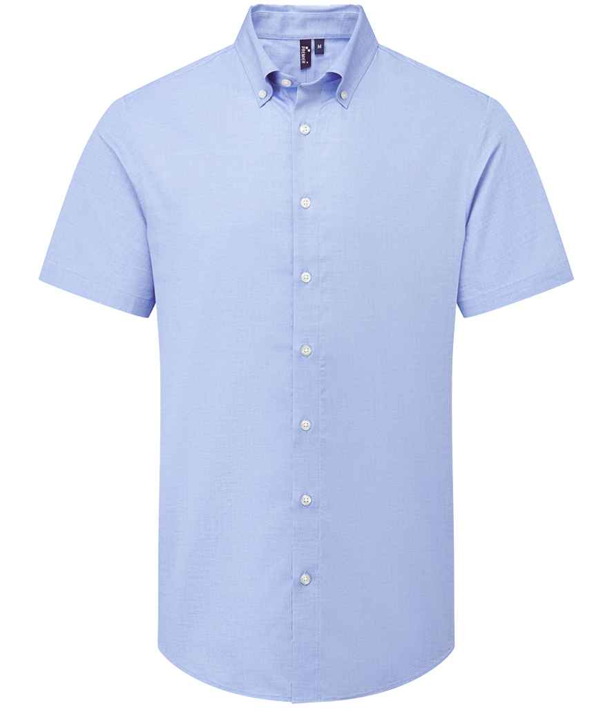 Premier Supreme Short Sleeve Oxford Shirt Oxford Blue