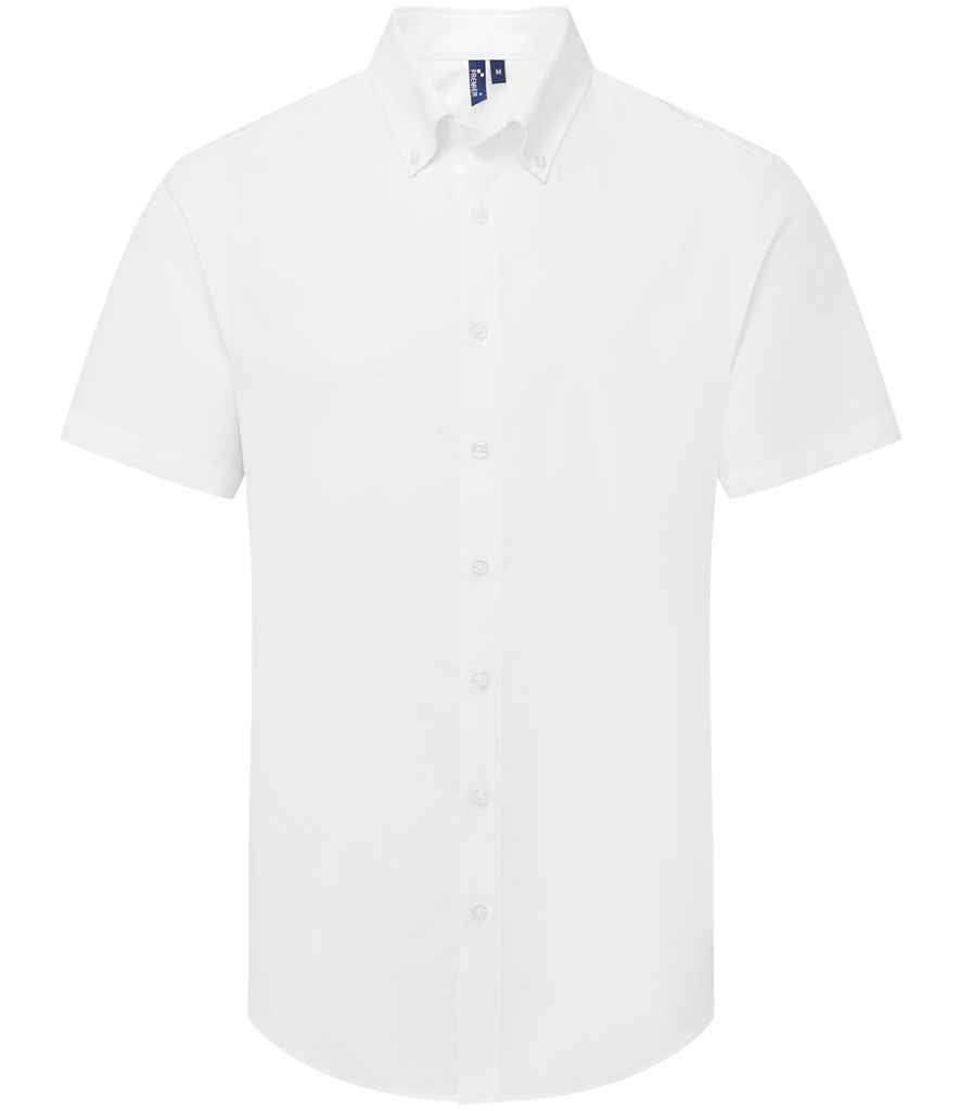 Premier Supreme Short Sleeve Oxford Shirt White