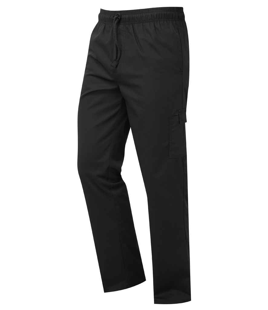 Premier Essential Chef's Cargo Trousers Black