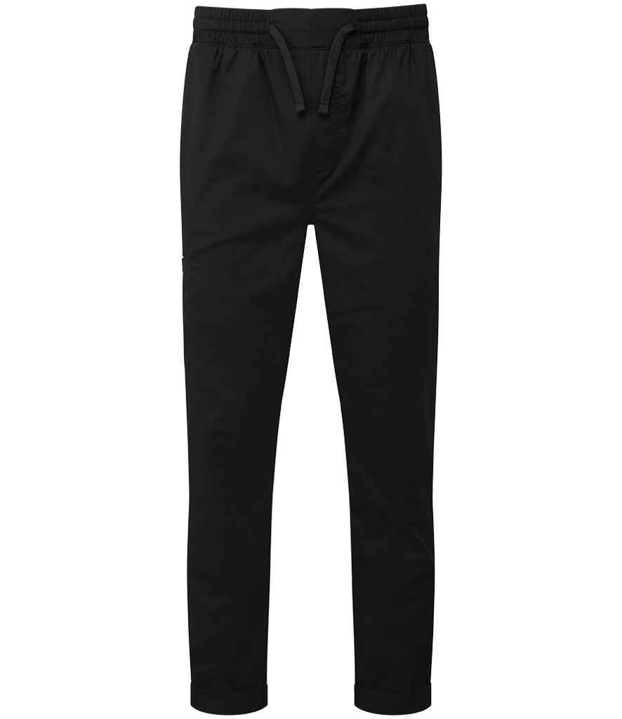 Premier Recyclight® Chef's Cargo Trousers Black