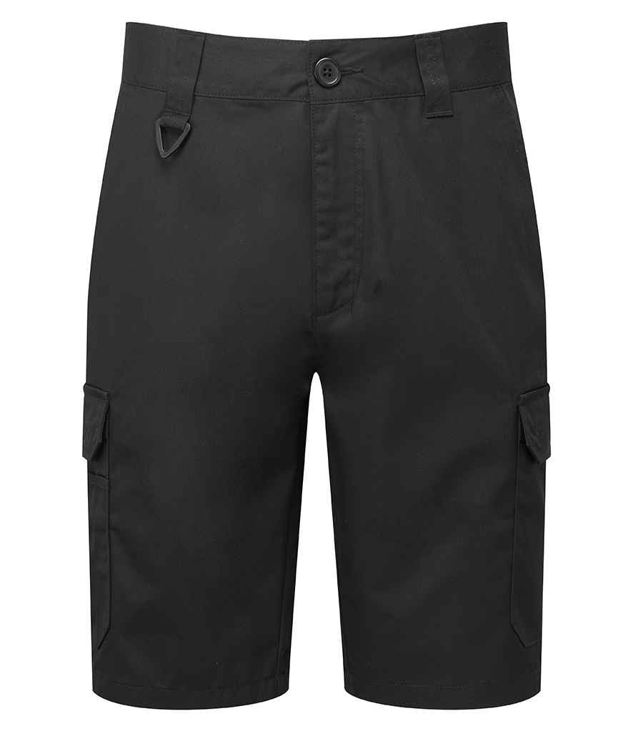 Premier Workwear Cargo Shorts Black