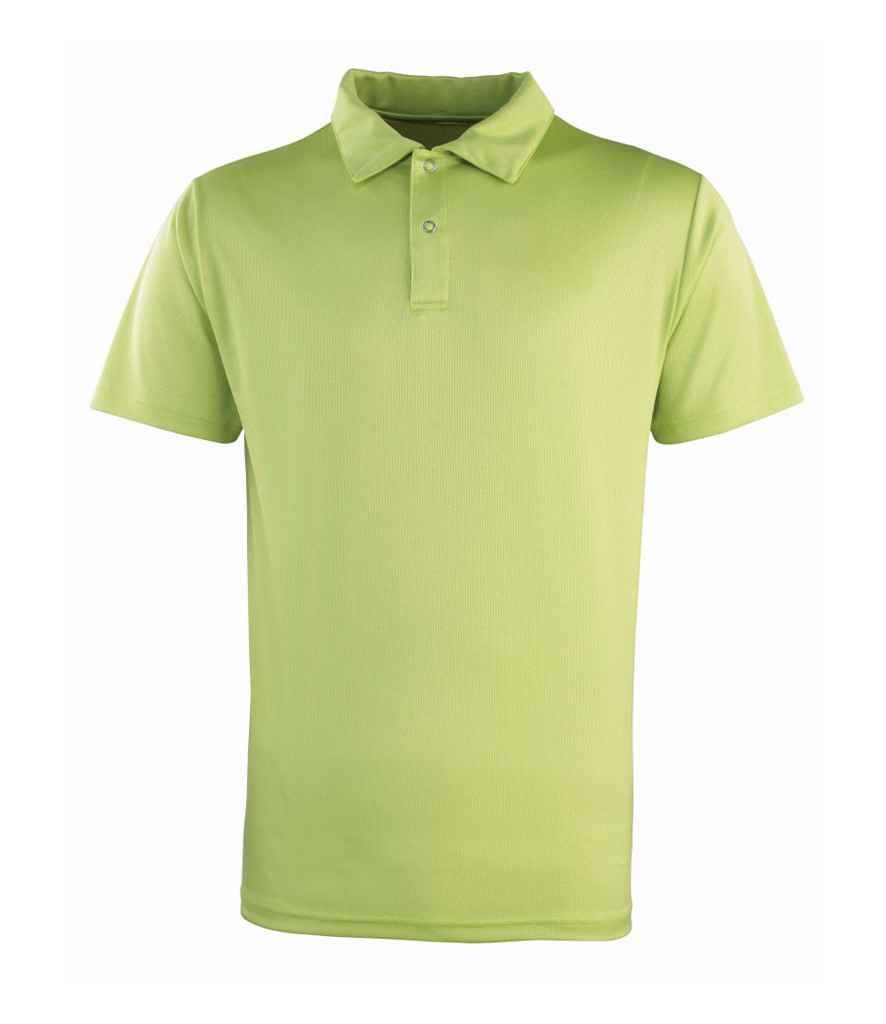 Premier Coolchecker® Stud Piqué Polo Shirt Lime Green