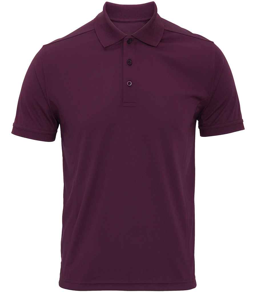 Premier Coolchecker® Piqué Polo Shirt | Aubergine Aubergine