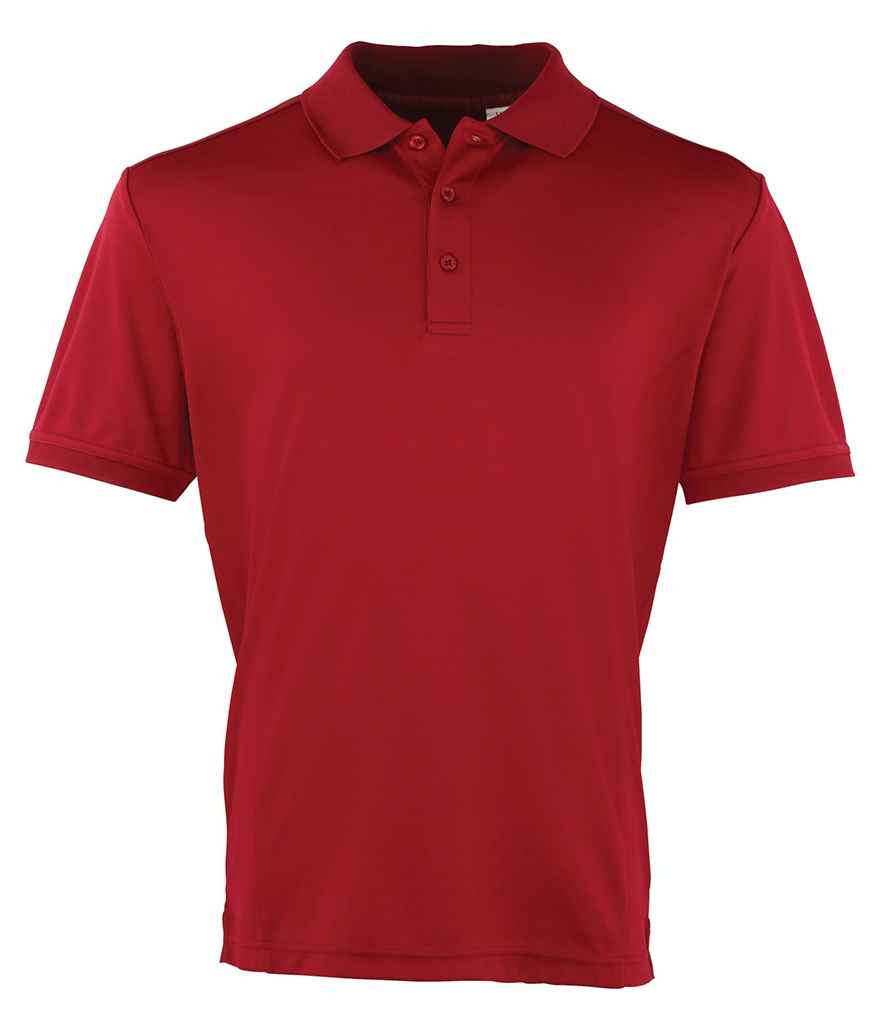 Premier Coolchecker® Piqué Polo Shirt | Burgundy Burgundy