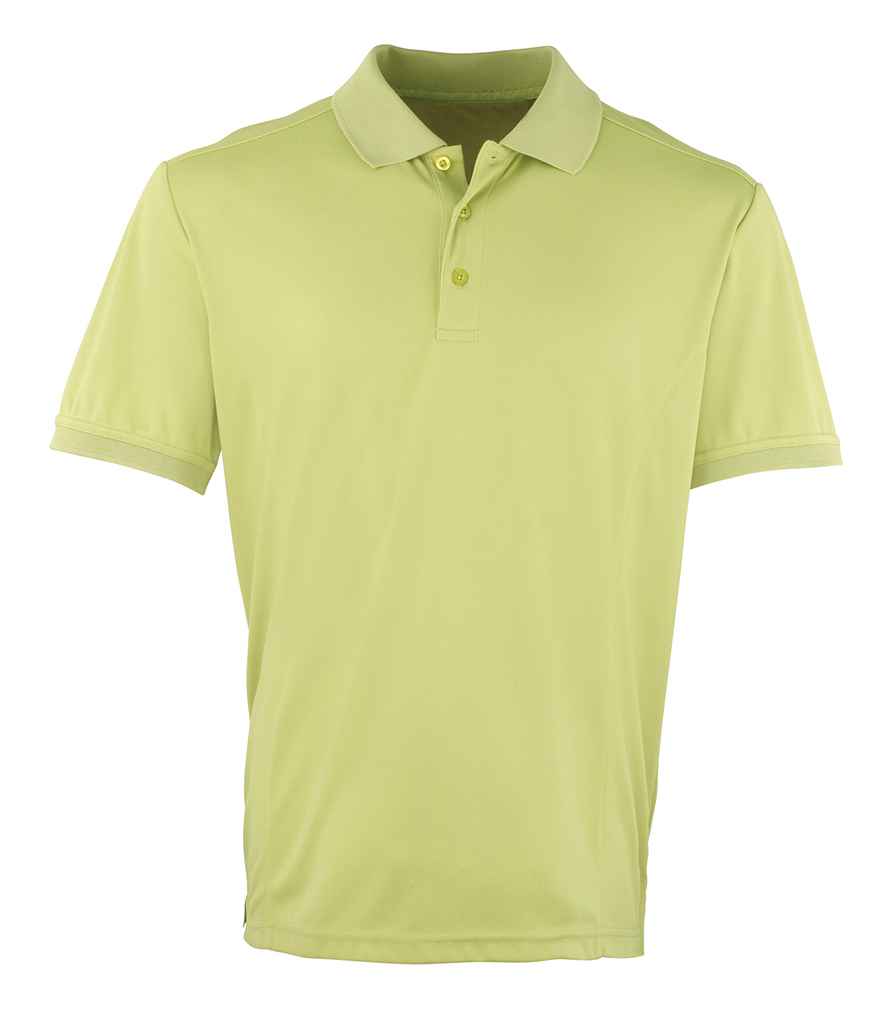 Premier Coolchecker® Piqué Polo Shirt | Lime Green Lime Green