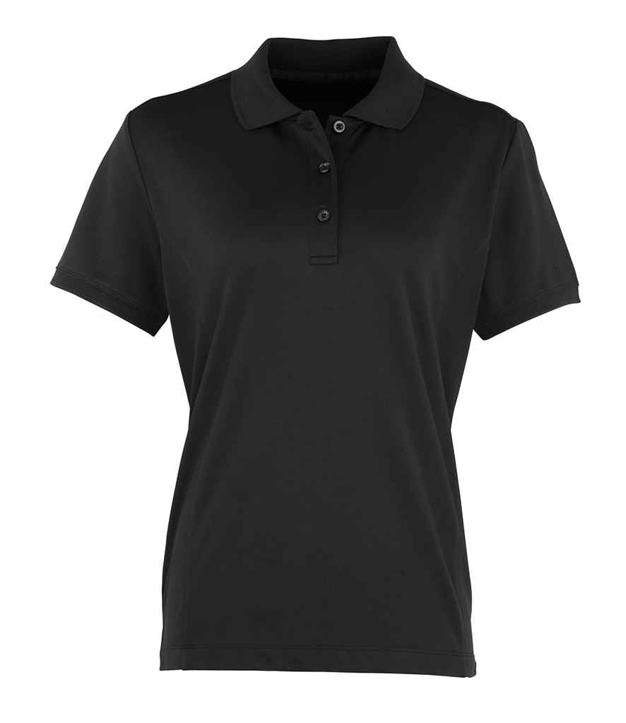 Premier Ladies Coolchecker® Piqué Polo Shirt Black