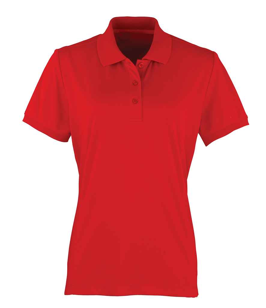 Premier Ladies Coolchecker® Piqué Polo Shirt Red