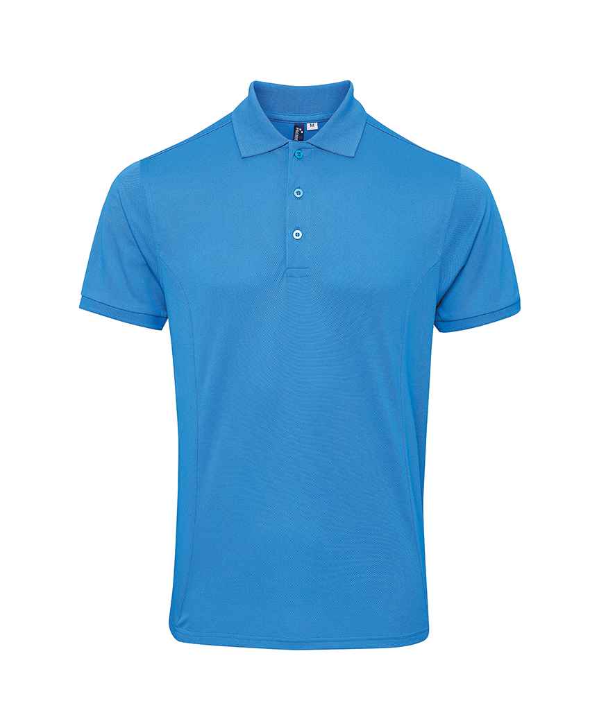 Premier Coolchecker® Plus Piqué Polo Shirt | Turquoise Blue Turquoise Blue