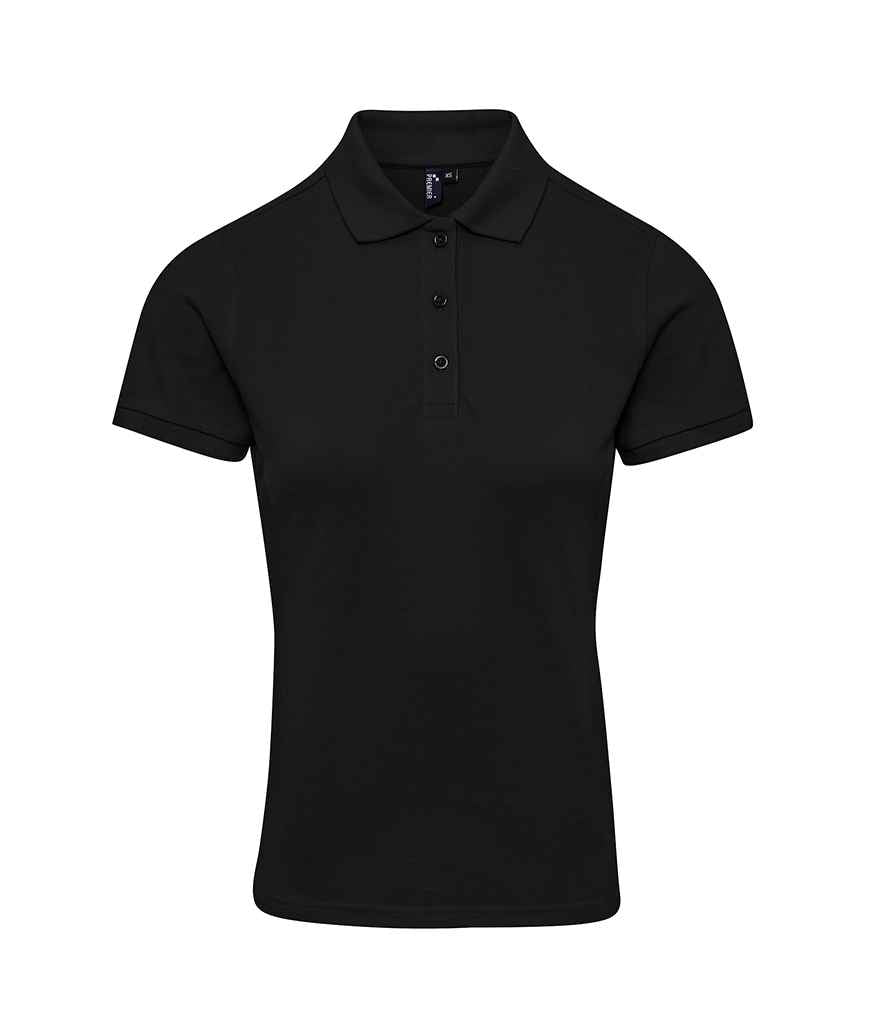 Premier Ladies Coolchecker® Plus Piqué Polo Shirt Black