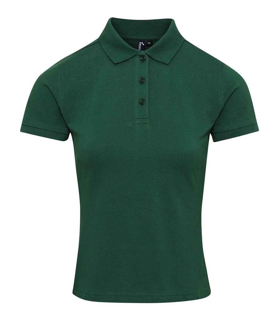 Premier Ladies Coolchecker® Plus Piqué Polo Shirt Bottle Green