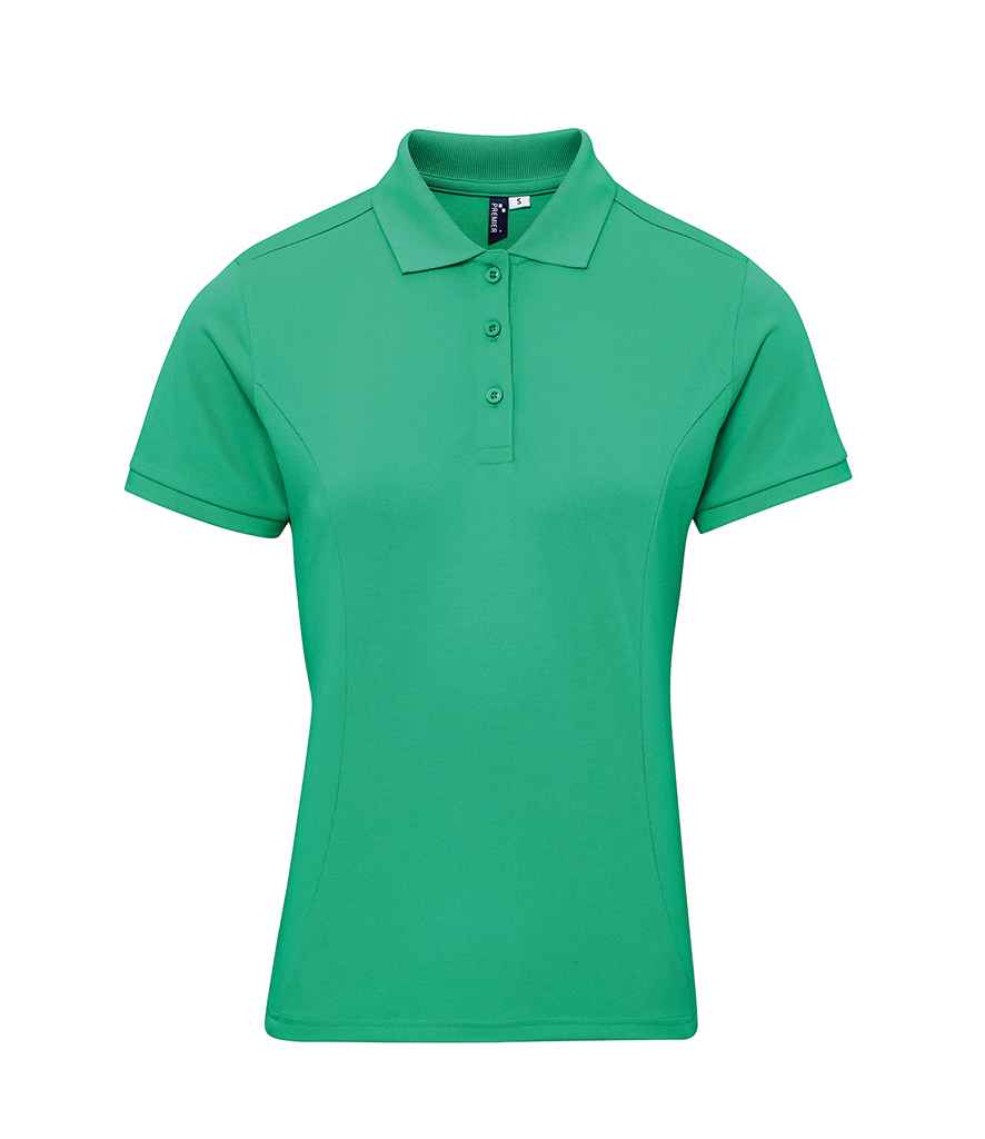 Premier Ladies Coolchecker® Plus Piqué Polo Shirt Kelly Green