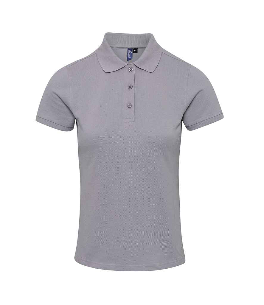 Premier Ladies Coolchecker® Plus Piqué Polo Shirt Silver