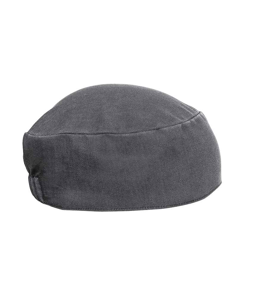 Premier Chef's Skull Cap Grey Denim