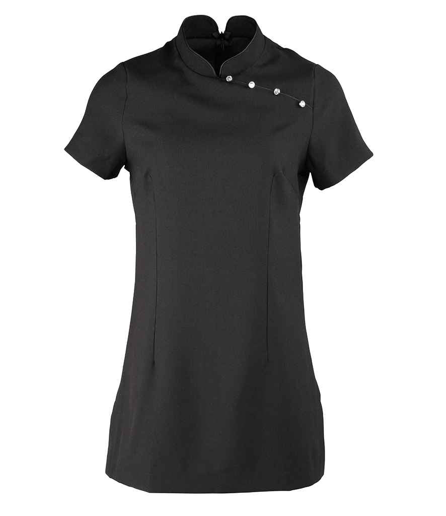 Premier Ladies Mika Short Sleeve Tunic Black