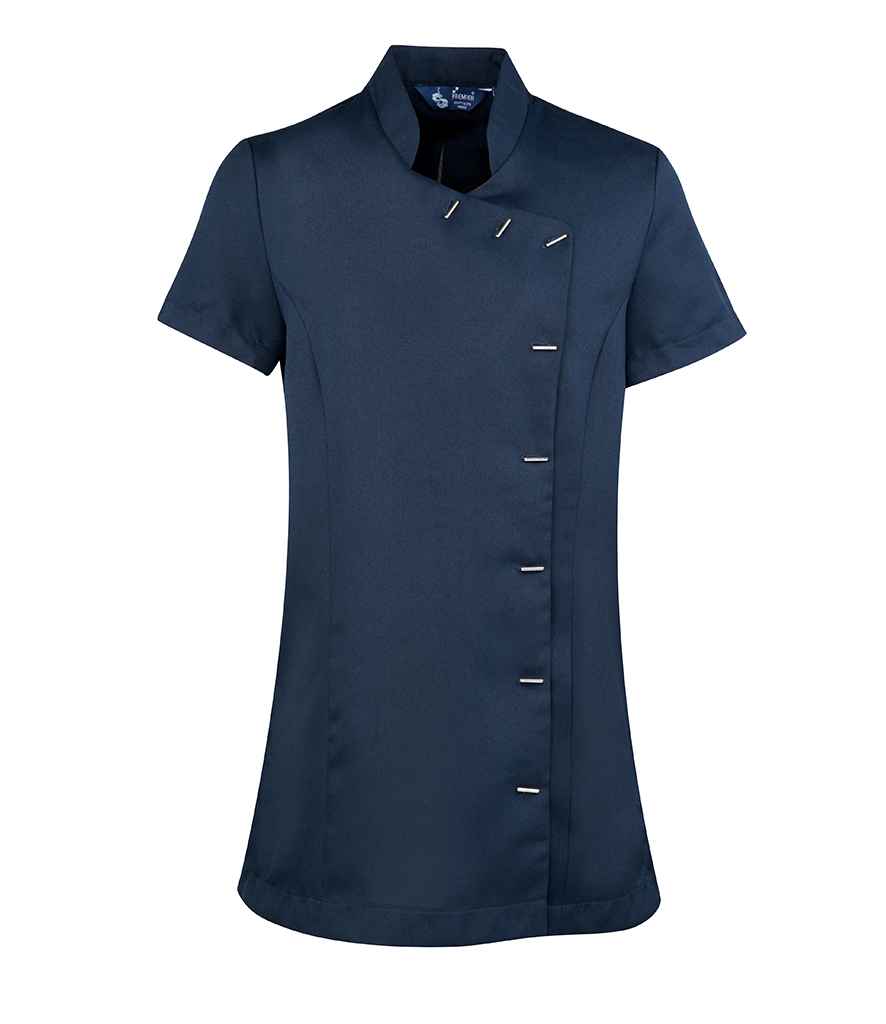 Premier Ladies Orchid Short Sleeve Tunic Navy