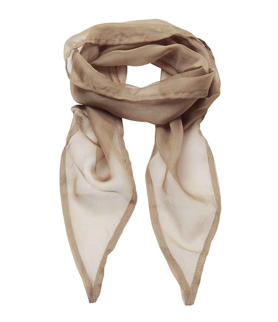 Premier 'Colours' Chiffon Scarf Khaki