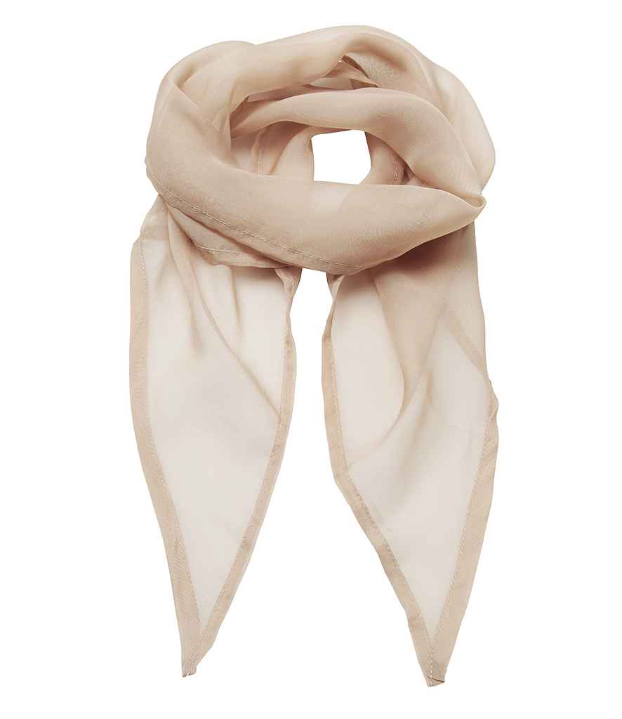 Premier 'Colours' Chiffon Scarf Natural