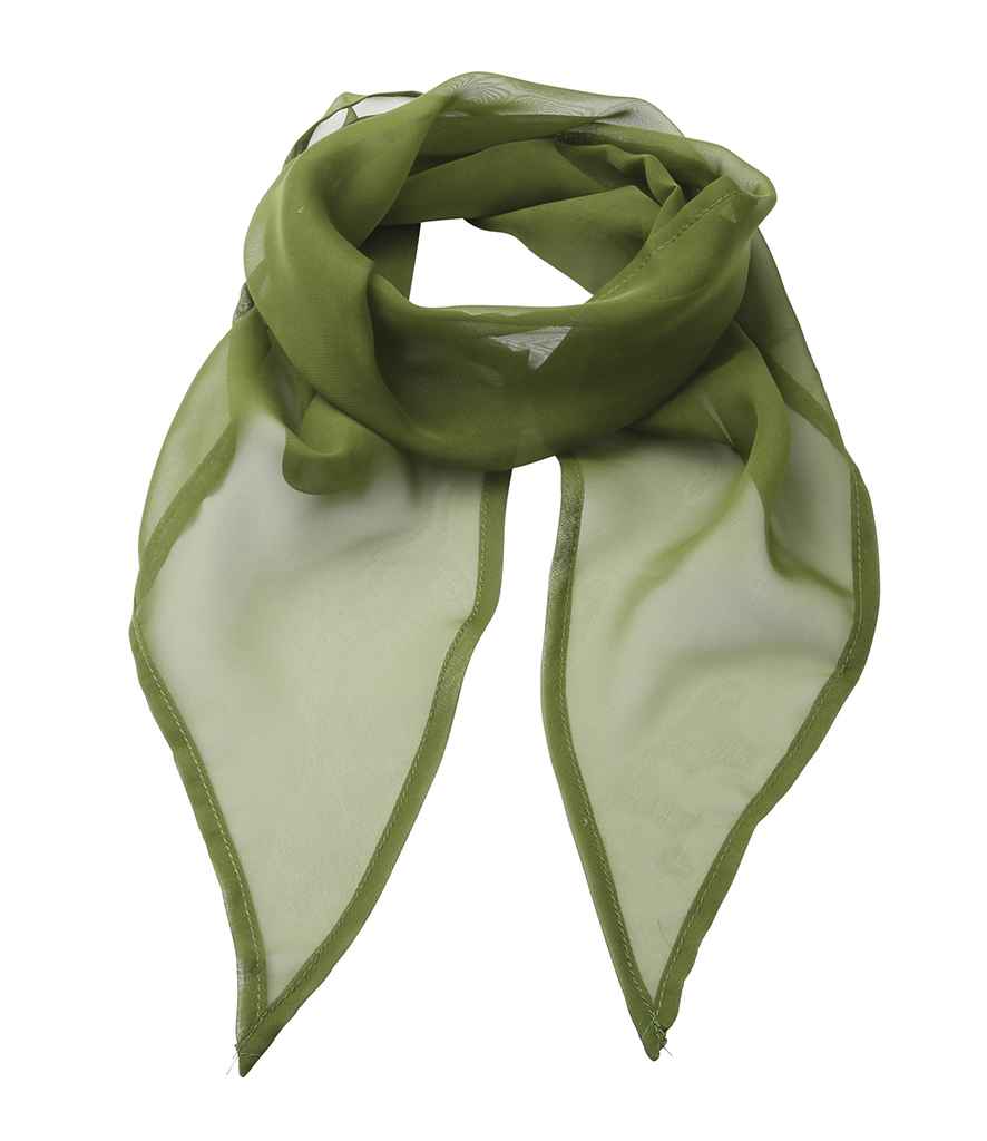 Premier 'Colours' Chiffon Scarf Oasis Green